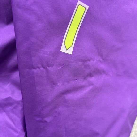 North Face Womens Jacket Coat Wind Breaker Purple Long Sleeve Small Petite - Picture 3 of 10